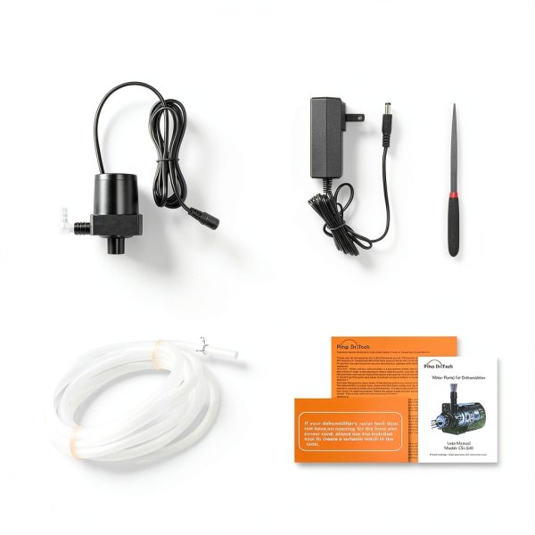 PmpDrTech Dehumidifier Pump Compact Design Smart Auto Cycle-7