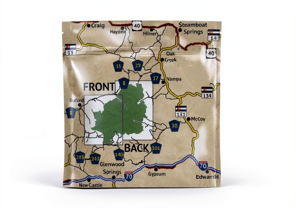 Trail Map Outdoor Trail Maps Topographic Waterproof Pocket 60000 Scale-1