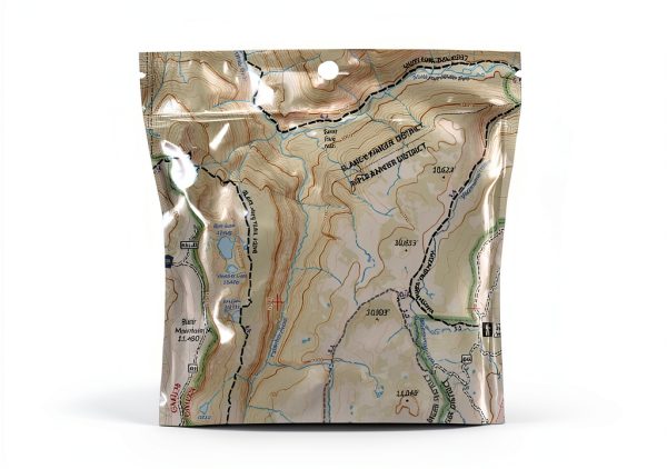 Trail Map Outdoor Trail Maps Topographic Waterproof Pocket 60000 Scale-4
