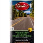 Butler Maps G1 Series Topographic Map MP-113 Full Color 9 x 4 Inch-0