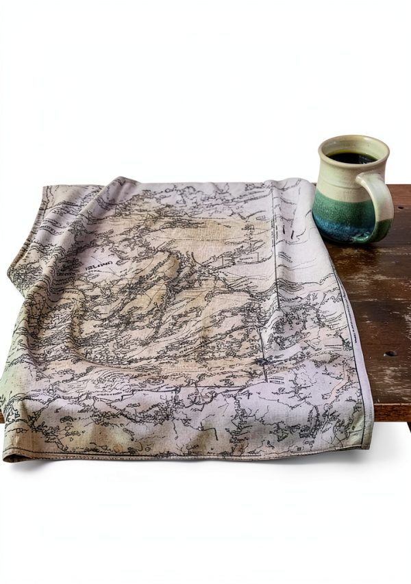 True North Map Company 1928 Canoe Country Cloth Map – 26.5" x 21"-6