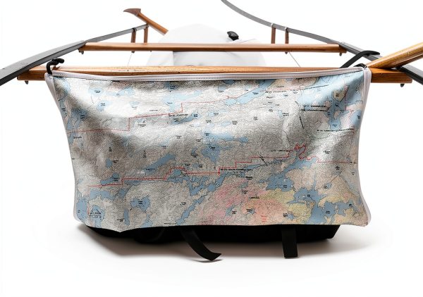 True North BWCA Canoe Topographic Map Waterproof Cloth 12x7in-5
