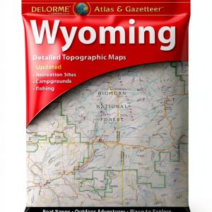 Topographic Map Book Delorme Mapping 2024 72‑Page Camping Hiking Guide-0