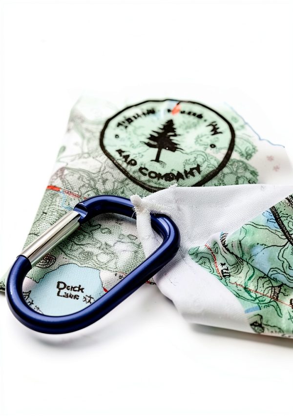 True North BWCA Canoe Topographic Map Waterproof Cloth 12x7in-2