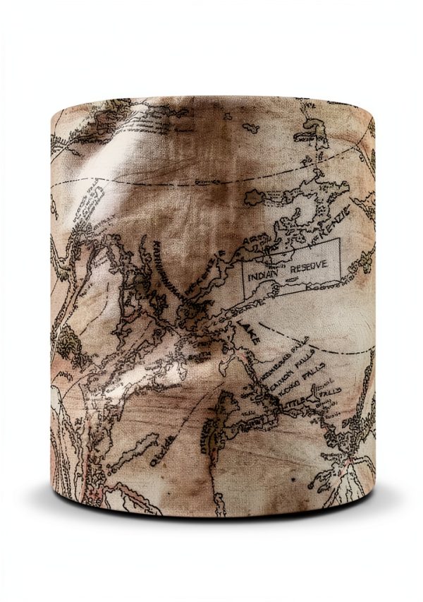 True North Map Company 1928 Canoe Country Cloth Map – 26.5" x 21"-5