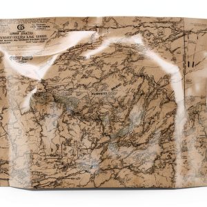 True North Map Company 1928 Canoe Country Cloth Map – 26.5" x 21"-0