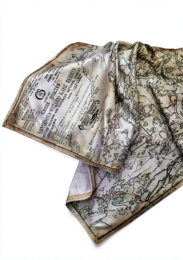 True North Map Company 1928 Canoe Country Cloth Map – 26.5" x 21"-2