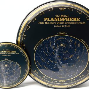 Miller Planisphere 40n/10.5 Black Plastic Star Map Planisphere Compact-0