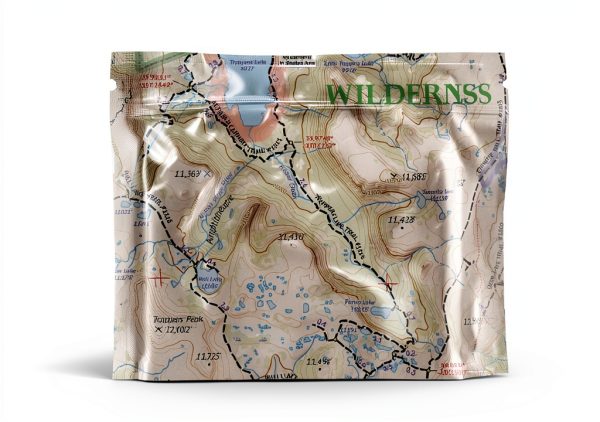 Trail Map Outdoor Trail Maps Topographic Waterproof Pocket 60000 Scale-3