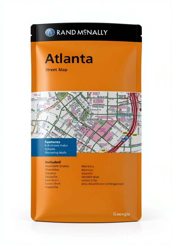 Rand McNally Topographic Map Compact Waterproof 4x8.9 inch July 2022-0