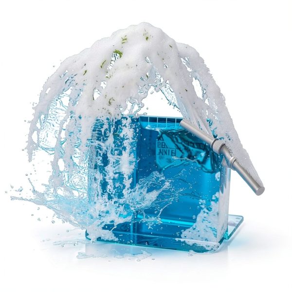 Inground Pool Fountain VULNESS Dual Jet Waterfall Sprinkler for Ponds-5
