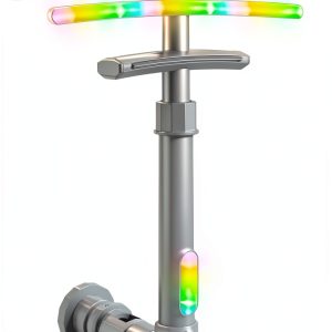 Pool Fountain Dogity Dual Spray Solar LED Aerator for Pools-0