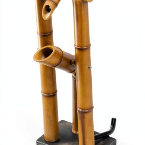 Aquascape Bamboo Fountain Deer Scarer Yellow 15in Poly Resin-0